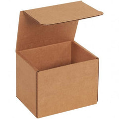 Made in USA - Pack of (50), 4" Wide x 5" Long x 4" High Corrugated Shipping Boxes - Exact Tooling
