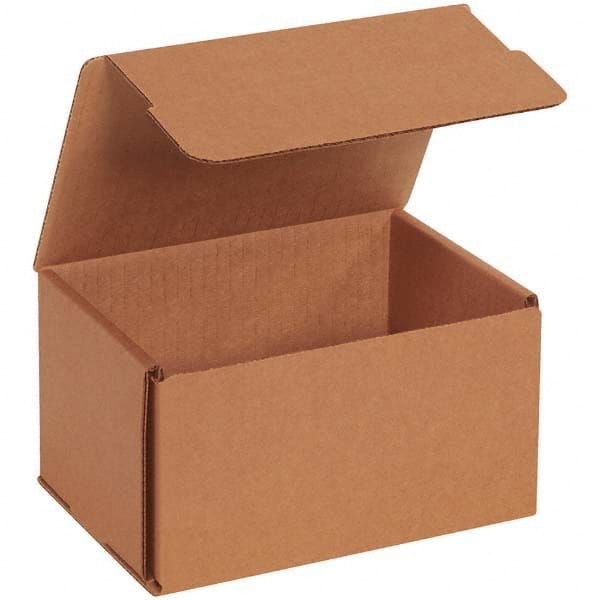 Made in USA - Pack of (50), 4-7/8" Wide x 6-1/2" Long x 3-3/4" High Corrugated Shipping Boxes - Exact Tooling