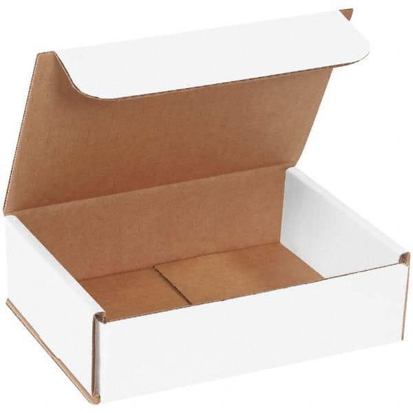 Made in USA - Pack of (50), 6" Wide x 7" Long x 2" High Corrugated Shipping Boxes - Exact Tooling