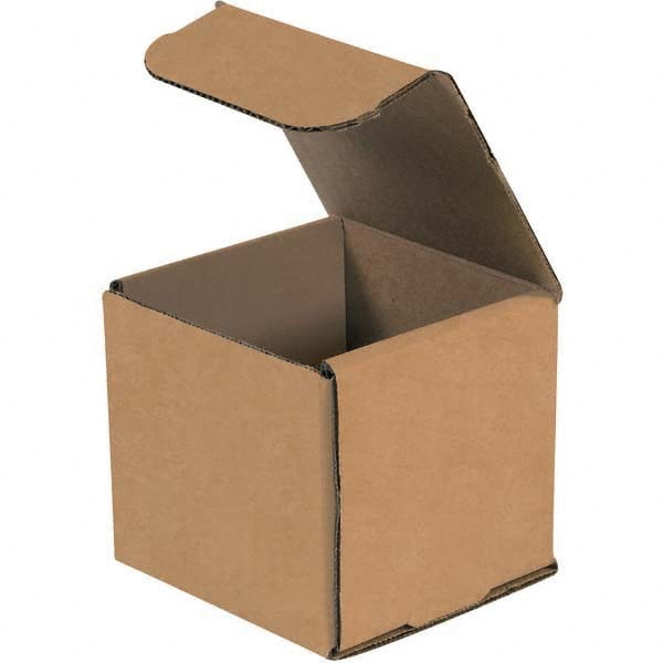 Made in USA - Pack of (50), 6" Wide x 6" Long x 6" High Corrugated Shipping Boxes - Exact Tooling