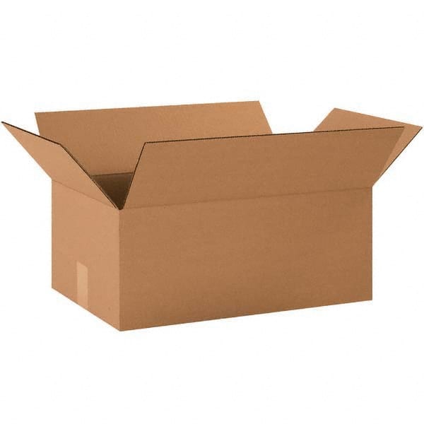 Made in USA - Pack of (25), 13" Wide x 19" Long x 10" High Corrugated Shipping Boxes - Exact Tooling
