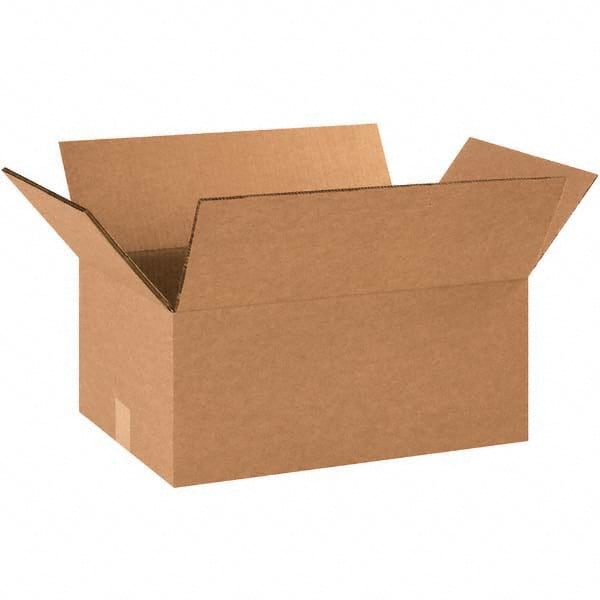 Made in USA - Pack of (15), 12" Wide x 20" Long x 6" High Corrugated Shipping Boxes - Exact Tooling