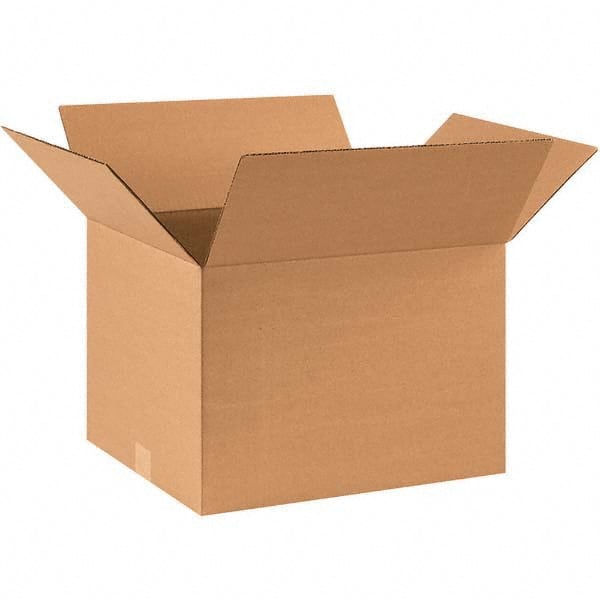 Made in USA - Pack of (25), 14-3/4" Wide x 17-1/2" Long x 12-1/2" High Corrugated Shipping Boxes - Exact Tooling