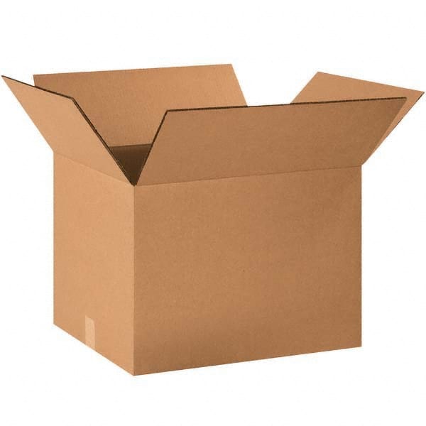 Made in USA - Pack of (15), 16" Wide x 20" Long x 10" High Corrugated Shipping Boxes - Exact Tooling
