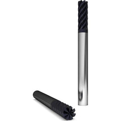 GWS - 3/8" Diam 7 Flute Solid Carbide 0.03" Corner Radius End Mill - Exact Tooling