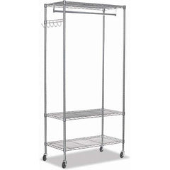 ALERA - Coat Racks, Hooks & Shelving Type: Garment Rack Number of Hooks: 5 - Exact Tooling