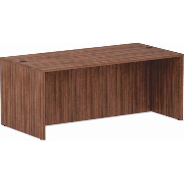ALERA - Office Desks Type: Straight Front Desk Shell Color: Modern Walnut - Exact Tooling