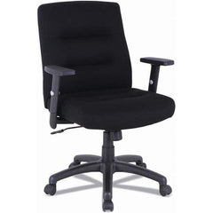 ALERA - Swivel & Adjustable Office Chairs Type: Petite/Office Color: Black - Exact Tooling