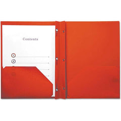 UNIVERSAL - Portfolios, Report Covers & Pocket Binders Three Hole Report Cover Type: Report Cover-Tang/Prong Binding Width (Inch): 9.84 - Exact Tooling