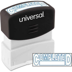 UNIVERSAL - Pre-inked Stock Stamps Type: Message Message: COMPLETED - Exact Tooling