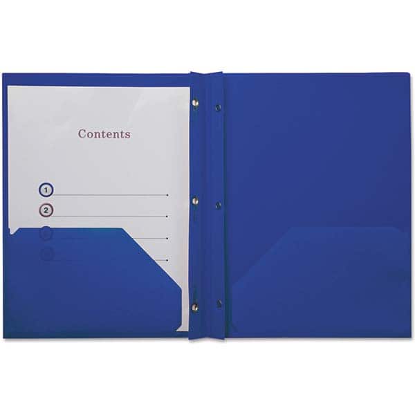 UNIVERSAL - Portfolios, Report Covers & Pocket Binders Three Hole Report Cover Type: Report Cover-Tang/Prong Binding Width (Inch): 9.84 - Exact Tooling