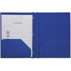 UNIVERSAL - Portfolios, Report Covers & Pocket Binders Three Hole Report Cover Type: Report Cover-Tang/Prong Binding Width (Inch): 9.84 - Exact Tooling