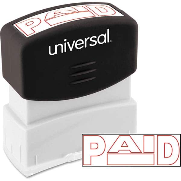 UNIVERSAL - Pre-inked Stock Stamps Type: Message Message: PAID - Exact Tooling