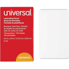 UNIVERSAL - Laminator Accessories Type: Laminating Pouch - Exact Tooling