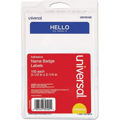 UNIVERSAL - Labels, Ribbons & Tapes Type: Badges Color: White/Blue - Exact Tooling