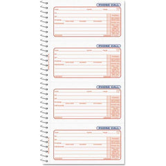 UNIVERSAL - Note Pads, Writing Pads & Notebooks Writing Pads & Notebook Type: Telephone Message Book Size: 5 x 3-3/8 - Exact Tooling