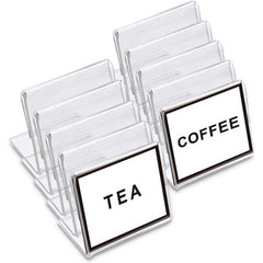 UNIVERSAL - Sign Holders & Frames Type: Mini Table Top Sign Sign Height Compatibility (Inch): 2 - Exact Tooling