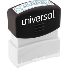 UNIVERSAL - Pre-inked Stock Stamps Type: Message Message: SCANNED - Exact Tooling