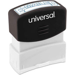 UNIVERSAL - Pre-inked Stock Stamps Type: Message Message: E-MAILED - Exact Tooling