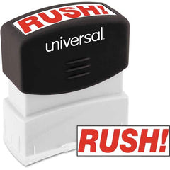 UNIVERSAL - Pre-inked Stock Stamps Type: Message Message: RUSH - Exact Tooling