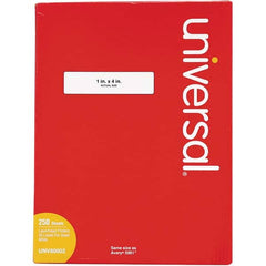 UNIVERSAL - Labels, Ribbons & Tapes Type: Multipurpose Color: White - Exact Tooling