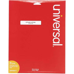 UNIVERSAL - Labels, Ribbons & Tapes Type: File Folder Label Color: White - Exact Tooling