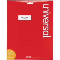 UNIVERSAL - Labels, Ribbons & Tapes Type: Multipurpose Color: White - Exact Tooling