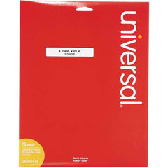 UNIVERSAL - Labels, Ribbons & Tapes Type: File Folder Label Color: White - Exact Tooling