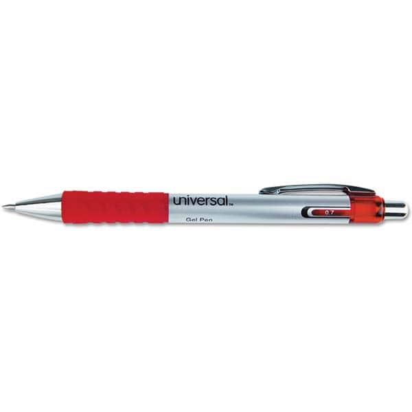UNIVERSAL - Pens & Pencils Type: Comfort Grip Retractable Pen Color: Red - Exact Tooling
