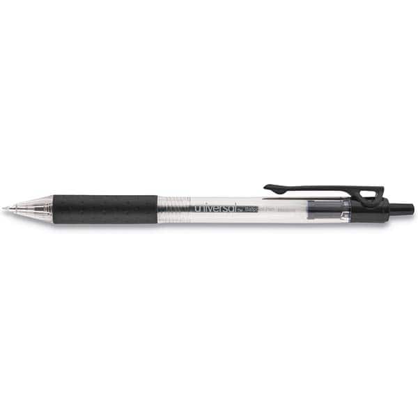 UNIVERSAL - Pens & Pencils Type: Comfort Grip Retractable Pen Color: Black - Exact Tooling