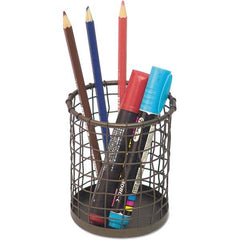UNIVERSAL - Desktop File Organizers Type: Pencil Cup Color: Bronze - Exact Tooling