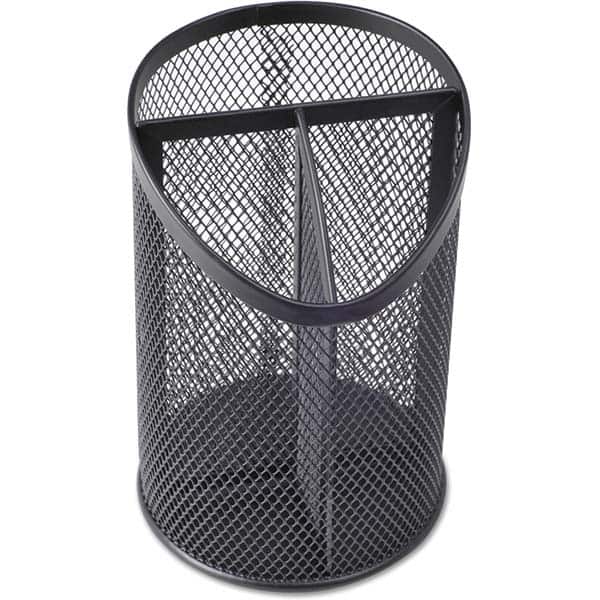 UNIVERSAL - Desktop File Organizers Type: Pencil Cup Color: Black - Exact Tooling