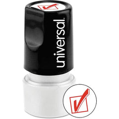 UNIVERSAL - Pre-inked Stock Stamps Type: Message Message: CHECK MARK (ICON) - Exact Tooling
