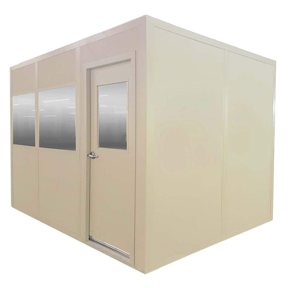 Panel Built - Temporary Structures; Type: In Plant Office ; Width (Feet): 10.00 ; Length (Feet): 12.000 ; Height (Feet): 8 ; Number of Walls: 3 ; Floor Dimensions: 10x12 - Exact Tooling