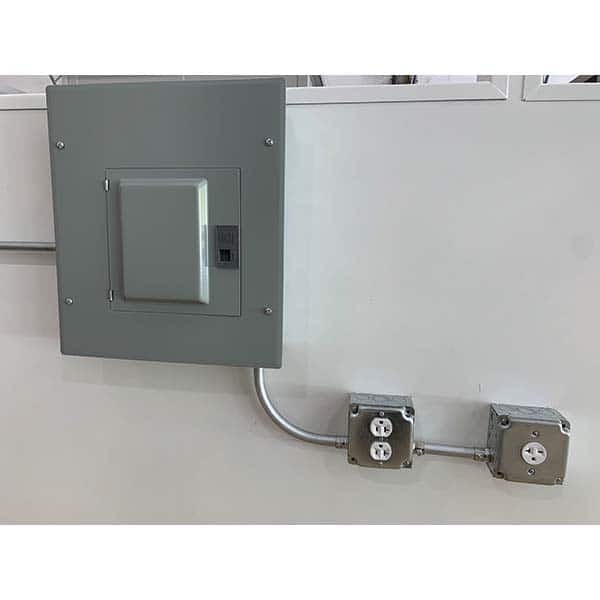 Panel Built - Temporary Structure Parts & Accessories Type: Wiring Additional Information: Outlet Boxes; Switches; Wiring; Conduit Fit Into Binder Post - Exact Tooling