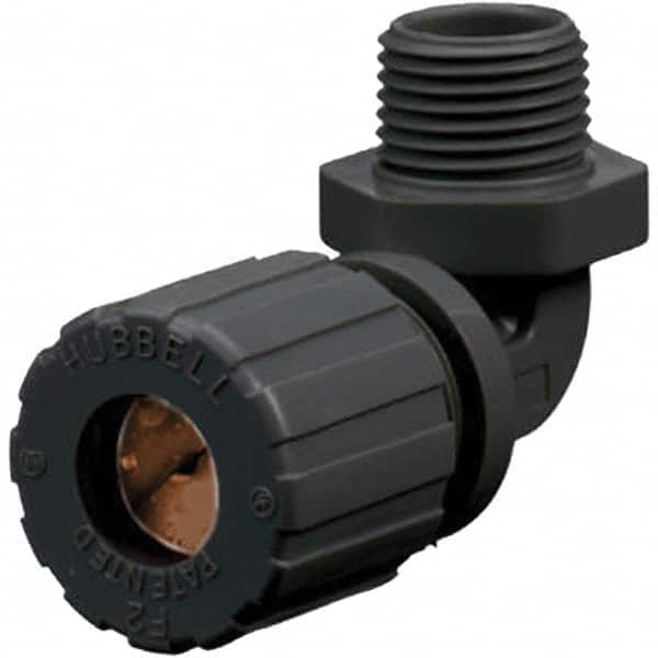 Hubbell Wiring Device-Kellems - 0.5 to 0.63" General Elbow Strain Relief Cord Grip - Exact Tooling