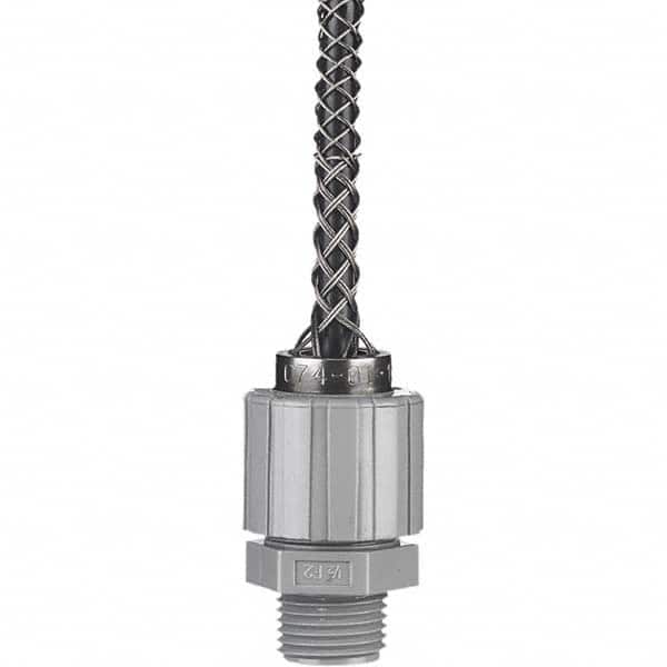 Hubbell Wiring Device-Kellems - 0.62 to 0.75" Liquidtight Straight Strain Relief Cord Grip - Exact Tooling