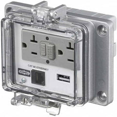 Hubbell Wiring Device-Kellems - Data Port Receptacles Receptacle Configuration: Ethernet Number of Ports: 1 - Exact Tooling