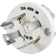 Hubbell Wiring Device-Kellems - 3-Phase Delta 480 VAC 30A NEMA L16-30P Industrial Twist Lock Plug - Exact Tooling