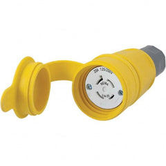 Hubbell Wiring Device-Kellems - 125/250 VAC 20A NEMA L14-20P Industrial Twist Lock Plug - Exact Tooling