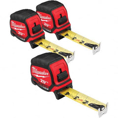 Milwaukee Tool - 25' x 1-5/16" Yellow/Black Blade Tape Measure - Exact Tooling
