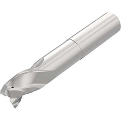 Niagara Cutter - 1/2", 3/4" LOC, 1/2" Shank Diam, 3-1/2" OAL, 3 Flute Solid Carbide Square End Mill - Exact Tooling