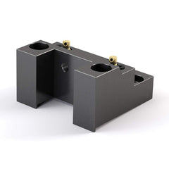 Global CNC Industries - Turret & VDI Tool Holders; Type: Haas OD Turning Block ; Clamping System: 105mm X 70mm ; Tool Axis: OD ; Through Coolant: No ; Outside Diameter (Decimal Inch): 1.2500 ; Additional Information: 4 Mounting Holes - Exact Tooling