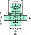 C10A3910563075 CAPTO ADAPTER - Exact Tooling