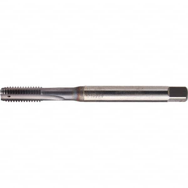 Emuge - M10x1.50 Metric 6H 0 Flute TiCN Finish Cobalt Machine Tap - Exact Tooling