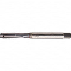 Emuge - M10x1.50 Metric 6H 0 Flute TiCN Finish Cobalt Machine Tap - Exact Tooling