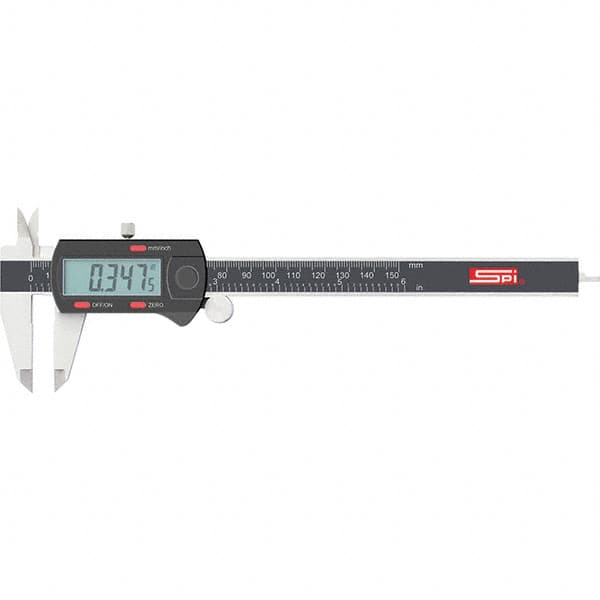 SPI - 0 to 200mm Range, 0.01mm Resolution, Electronic Caliper - Exact Tooling