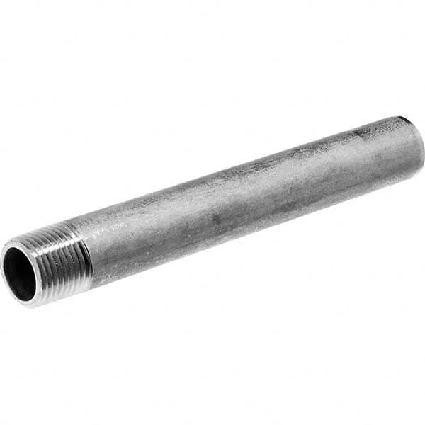 USA Sealing - 1 x 12" 304 Stainless Steel Pipe Nipple - Exact Tooling