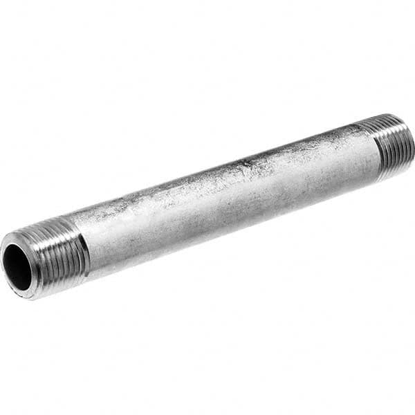 USA Sealing - 1/2 x 1.5" 304 Stainless Steel Pipe Nipple - Exact Tooling