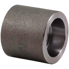 Merit Brass - Black Pipe Fittings; Type: Coupling ; Fitting Size: 2-1/2 (Inch); End Connections: Socket x Socket ; Classification: 3000 ; Material: Carbon Steel ; Finish/Coating: Mill/Oil - Exact Tooling
